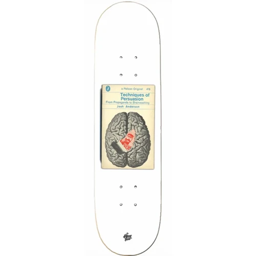 The Killing Floor Anderson Persuasion Skateboard Deck White 8.38x14.25WB