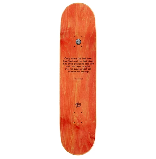 The Killing Floor Caution Kids At Play Skateboard Deck Blue Grey 8x14.12WB