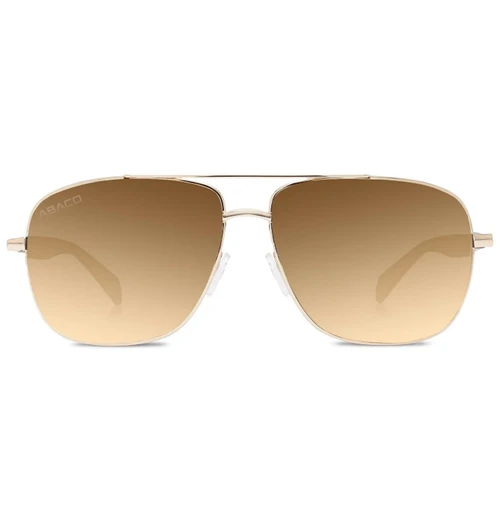 Abaco Austin Polarized Sunglasses Gold Brown Gradient