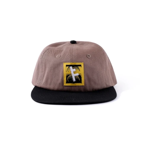 Former Slant F Cap Hat Brown Snapback