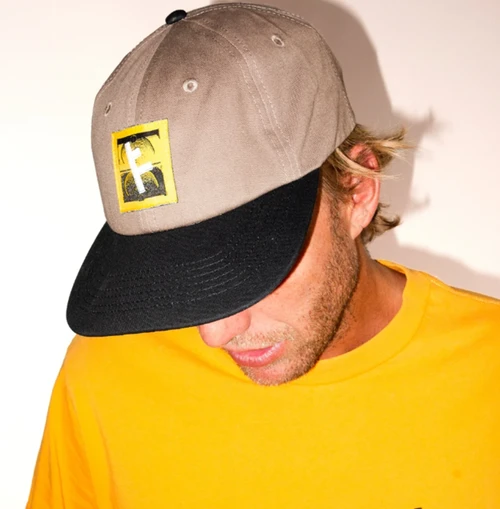 Former Slant F Cap Hat Brown Snapback