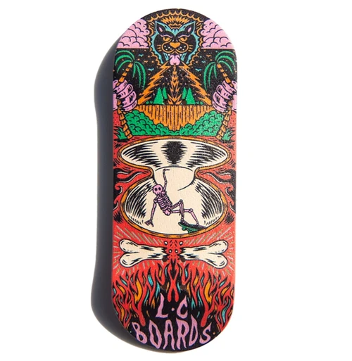 LC Bones Fingerboard Complete Red 34mm