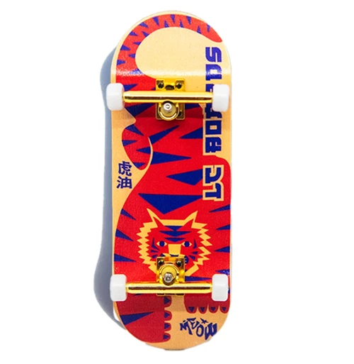 LC Wild Series Meow Fingerboard Complete Red 34mm