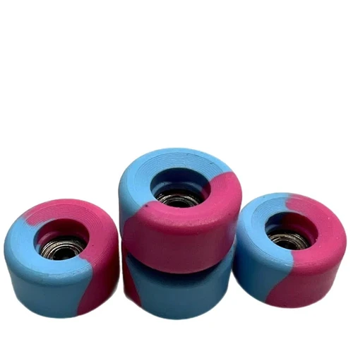 LC Bowl Shape Urethane Fingerboard Pro Wheels Blue Raspberry 8.5mm 65D