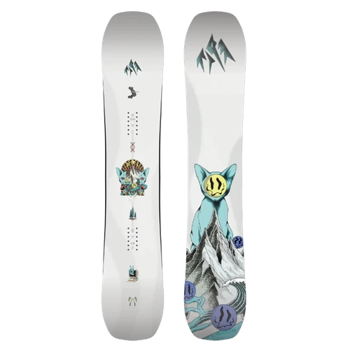 Jones Rally Cat Snowboard 2627 White 155 Wide