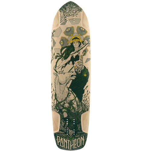 Pantheon Gaia Single Kick Deck Green 36"