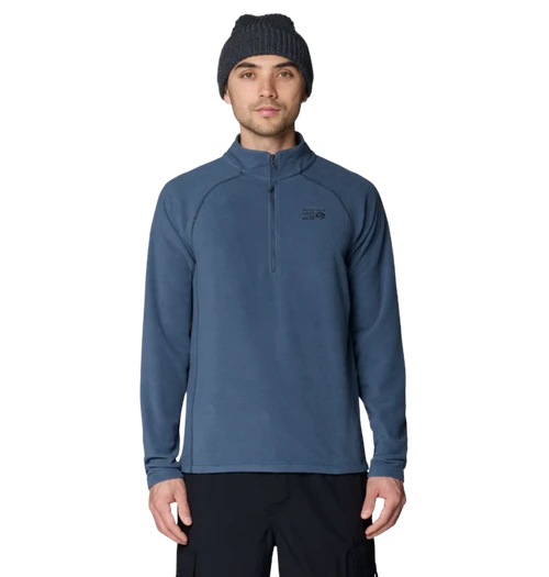 Mountain Hardwear Microchill Quarter Zip Mens Astral Blue