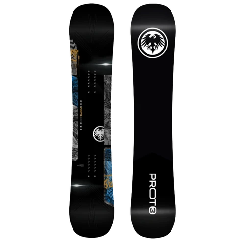 Never Summer Proto T3 Ultra Snowboard 2627 Black 154