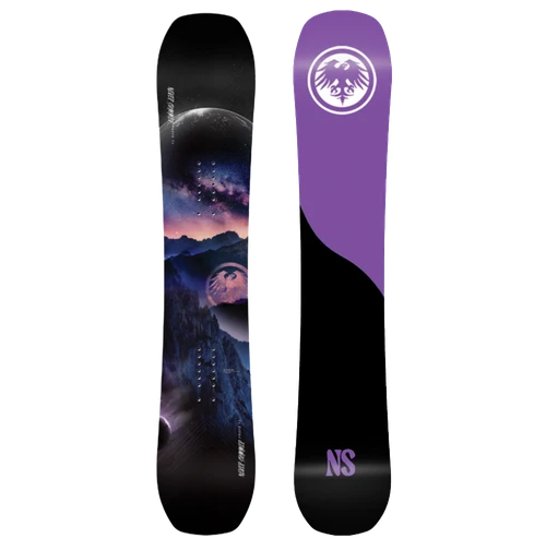 Never Summer Proto Type 3 Womens Snowboard 2627 Black Purple 145