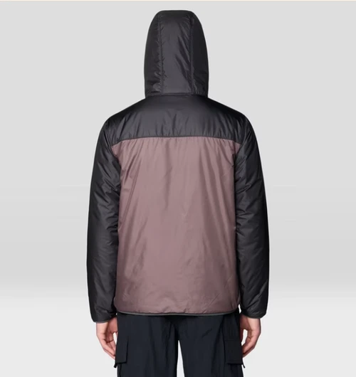 Mountain Hardwear Apres Pro Insulated Hood Jacket Mens Purple Sage Shark