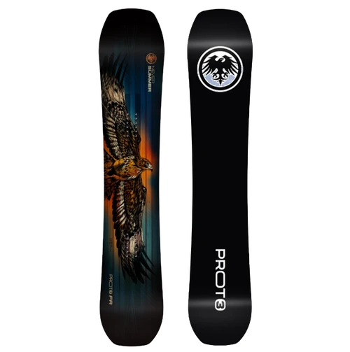 Never Summer Proto T3 FR Snowboard 2627 Dark Blue Orange 156