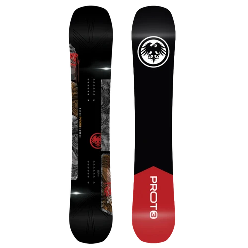 Never Summer Proto Type 3 Snowboard 2627 Black 161 Wide
