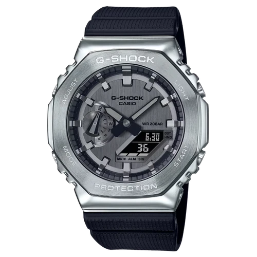 GShock GM2100-1ASW Watch Black Silver