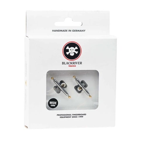 Blackriver Pro Fingerboard Trucks BRTs 3.0 Silver Gold 32mm