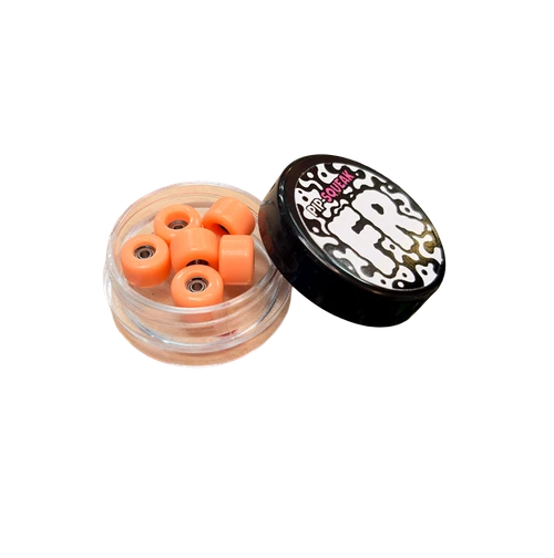 PipSqueak FR Fingerboard Wheels Orangesickle 7.6 Wide