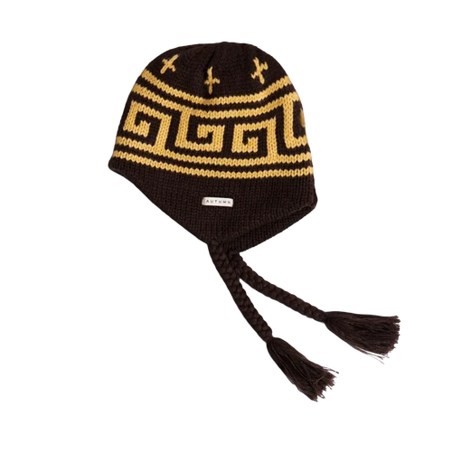Autumn Niseko Ear Flap Beanie Chocolate