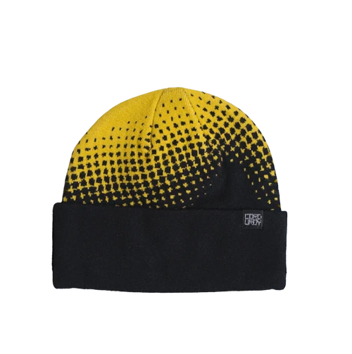 Corduroy Halftone Beanie Black