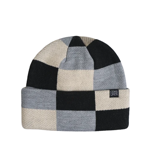 Corduroy Squared Beanie Natural