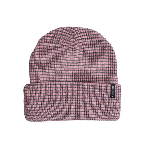 Autumn Stripe Beanie Pink