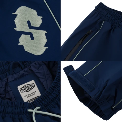 Souvenir Insulated Track Pants Navy