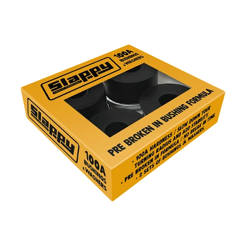 SLAPPY STANDARD BUSHINGS/WASHERS 100A BLACK 2PR