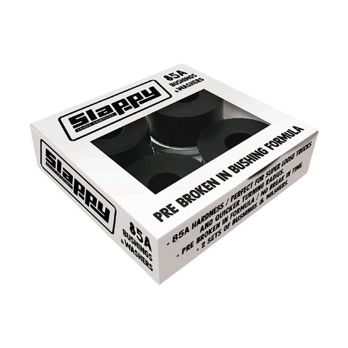SLAPPY STANDARD BUSHINGS/WASHERS SET 85A BLACK 2PR