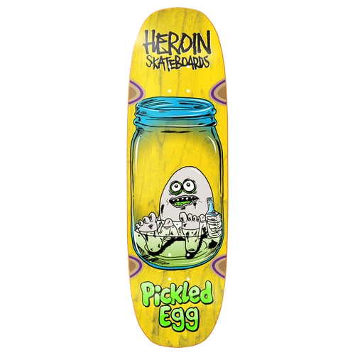 HEROIN PICKLED EGG SKATEBOARD DECK-9.38