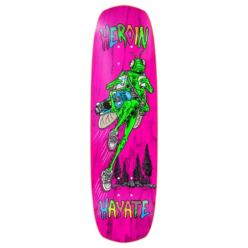 HEROIN KAMIMURA BUG SKATEBOARD DECK-8.88