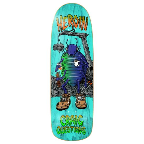 HEROIN QUESTIONS BUG SKATEBOARD DECK-9.6