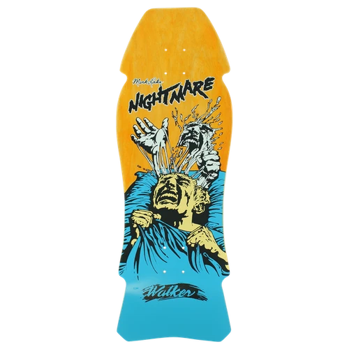 WALKER LAKE NIGHTMARE REISSUE SKATEBOARD DECK 10.25x30.25 ORG