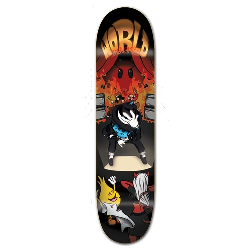 WORLD INDUSTRIES WILLY JACKSON SKATEBOARD DECK-8.3