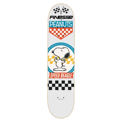 FINESSE PEANUTS SNOOPY SPEED BEAGLE SKATEBOARD DECK-8.75