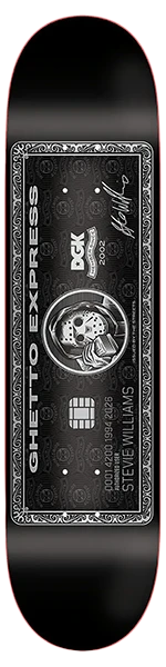 DGK WILLIAMS GHETTO EXPRESS SKATEBOARD DECK-8.25