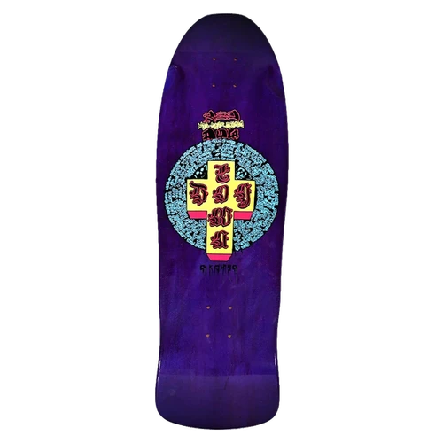 DT RED DOG MID SIZE CRISIS SKATEBOARD DECK-10.25x32 PUR ICE