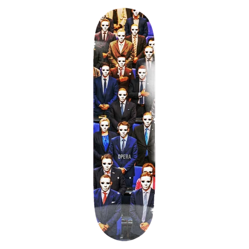 OPERA MERITOCRACY EX7 SKATEBOARD DECK-8.5 BLACK