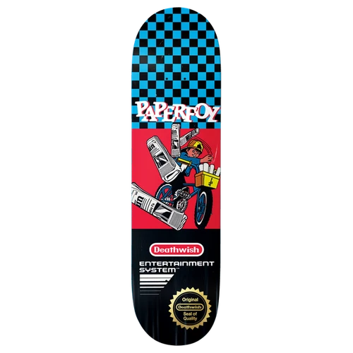 DEATHWISH FOY PAPER FOY SKATEBOARD DECK-8.25