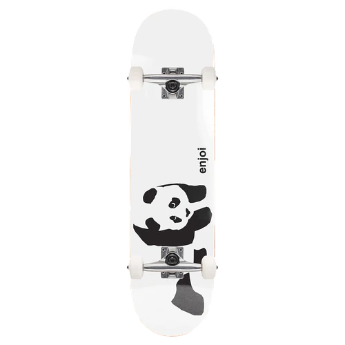 ENJOI WHITEY PANDA FP SKATEBOARD COMPLETE-7.5 WHITE