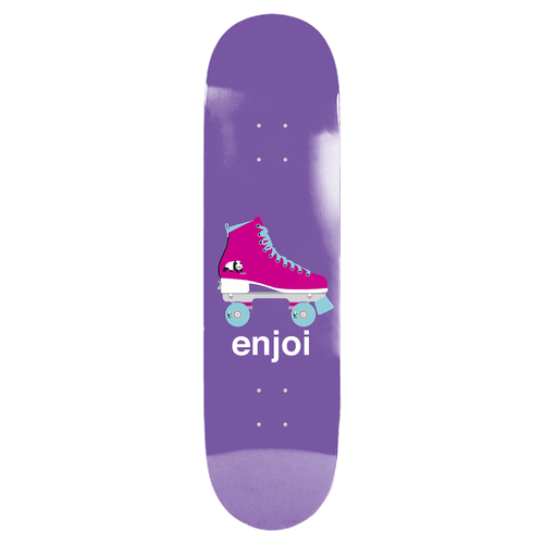 ENJOI BIG BOX RETRO SKATE SKATEBOARD DECK-8.25 PURPLE R7