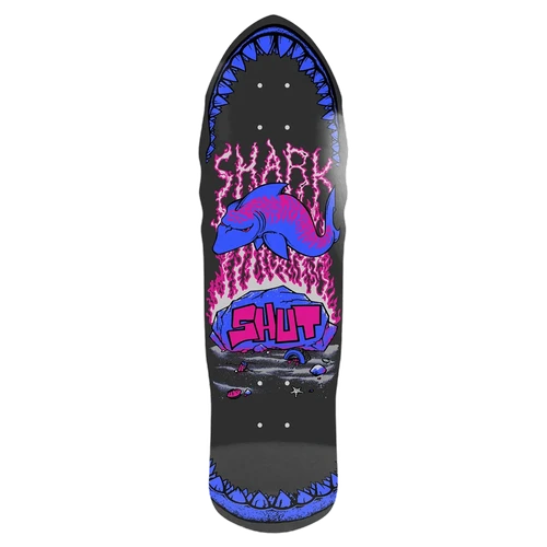 SHUT SPEED SHARK SKATEBOARD DECK-9.0 FLUOR EX7