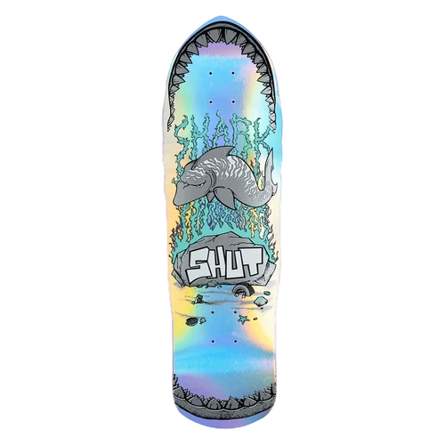 SHUT SPEED SHARK SKATEBOARD DECK-9.0 HOLO EX7