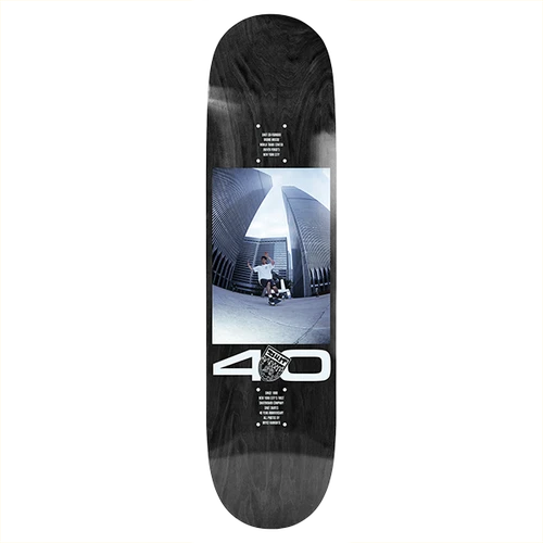 SHUT KANIGHTS BRUNO SKATEBOARD DECK-8.5 BLK EX7