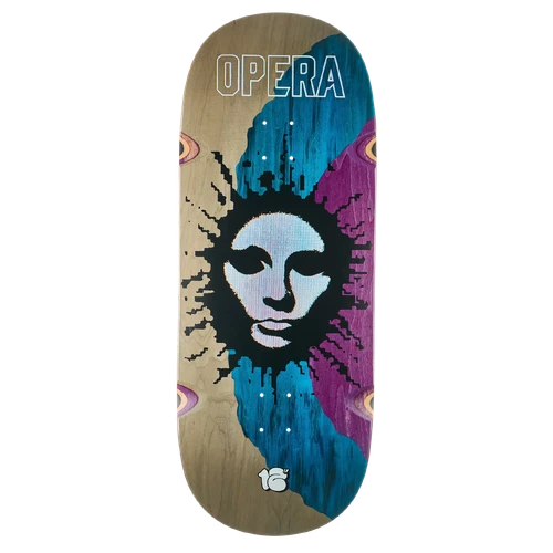 OPERA FATTIES RGB MASK SKATEBOARD COMPLETE-12x32.4 PUR/BLU