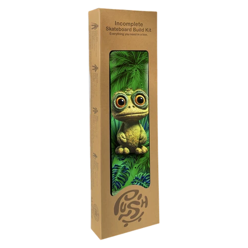 PUSH MR FROG FP IN-SKATEBOARD COMPLETE-7.5 GREEN