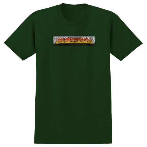 SPITFIRE SAVIE II TRAIN YARD SS TSHIRT XXLARGE FOREST