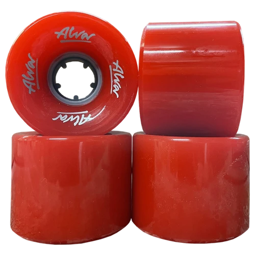 ALVA CRUISER 60MM 78A CHERRY RED WHEELS SET