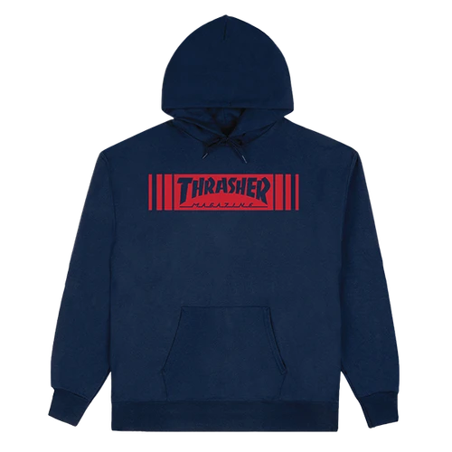 THRASHER BAR HOODIE MEDIUM NAVY