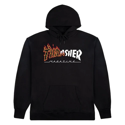THRASHER IGNITE HOODIE XXLARGE BLACK