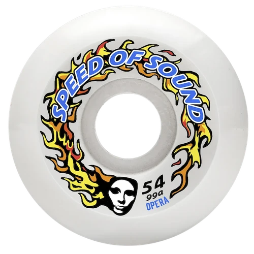 OPERA SOS FIRE MASK HARDLINE CONICAL 54MM 99A BLK WHEELS SET