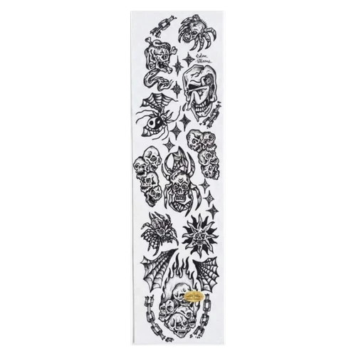 PVBLIC DOMAIN GRIP TAPE 9x33 SPIDER SKULL CLEAR