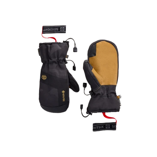 686 Linear Mitts GoreTex Black Camo XL